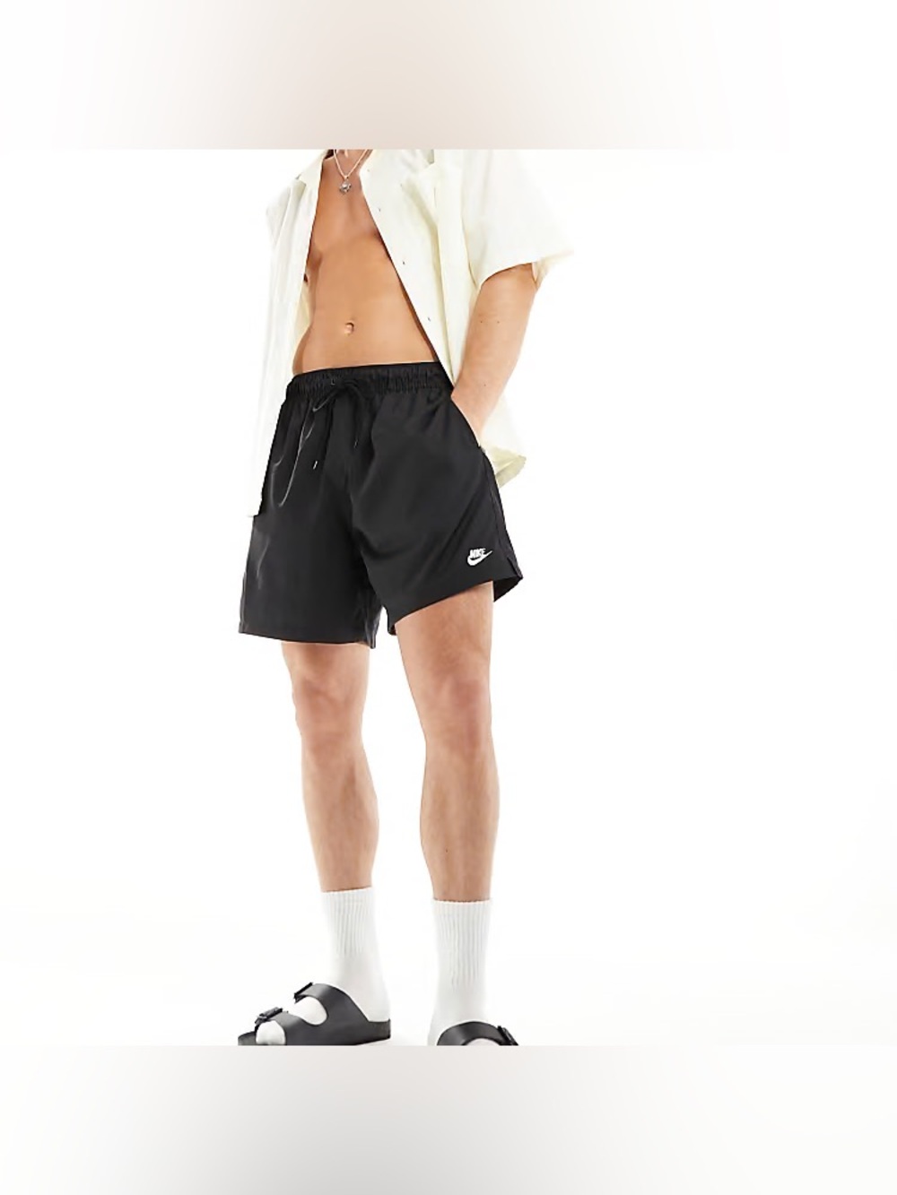 Nike Club Woven Flow Shorts - Black - S